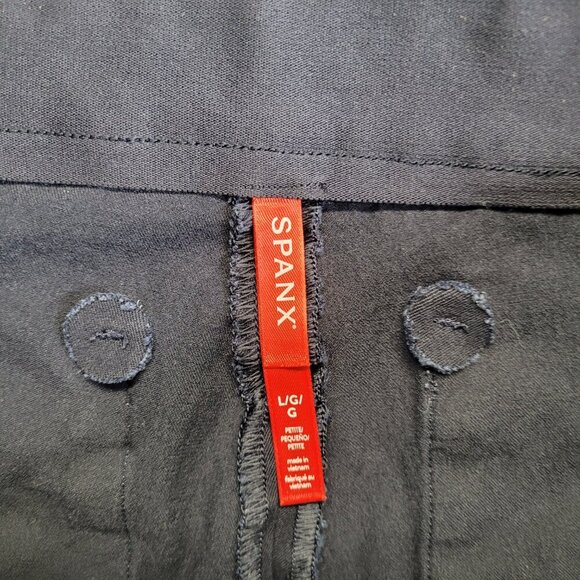 Spanx Pants Womens LP Blue Polished Ankle Slim Slimming Pull On High Rise - Picture 4 of 13